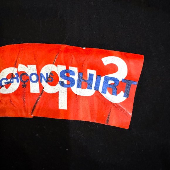 Supreme Comme Des Garcons CDG Shirt Box Logo size small - Picture 4 of 5